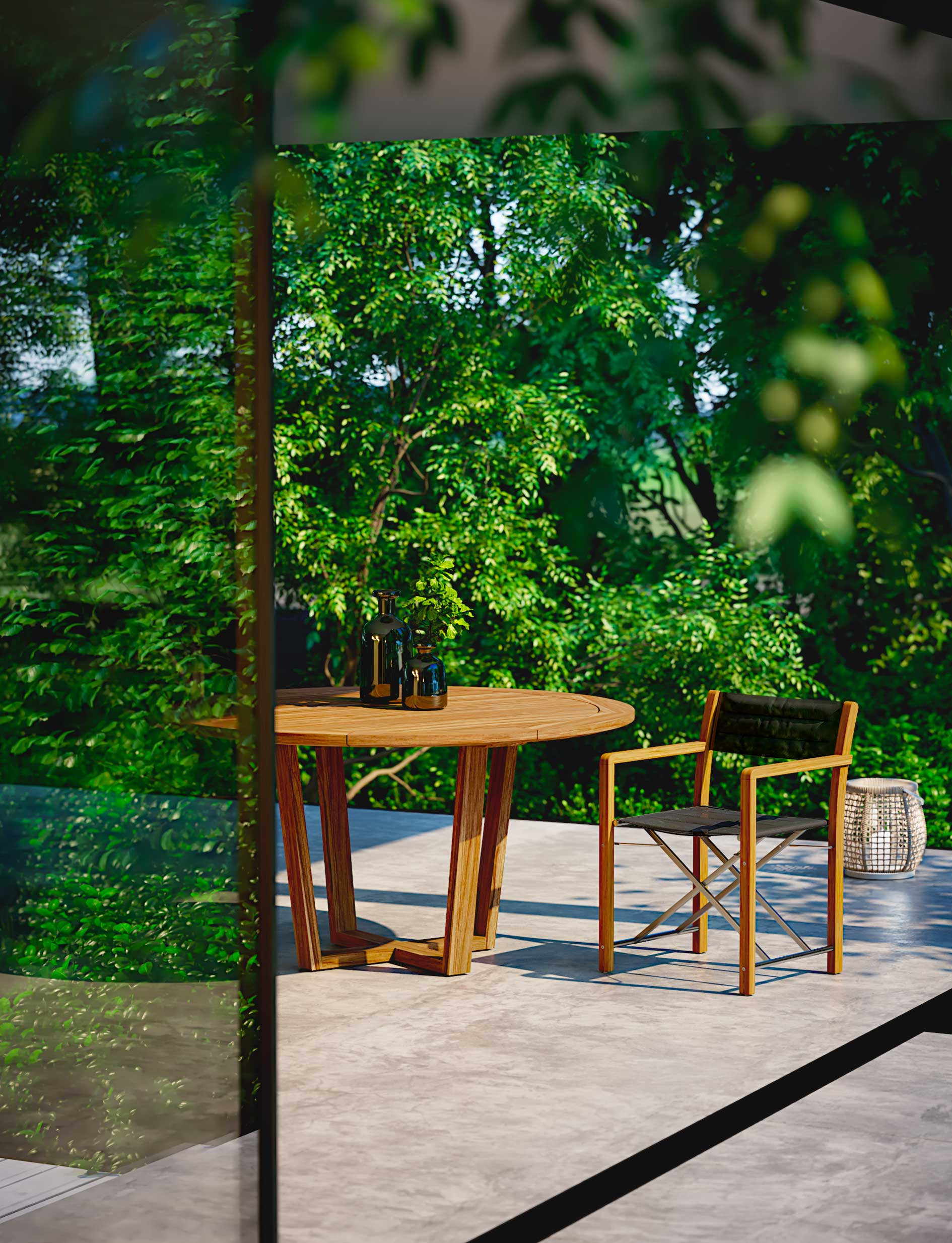 Καρέκλα Dakota εξωτερικού χώρου 57x49x84cm- Casa Vogue - Image 2