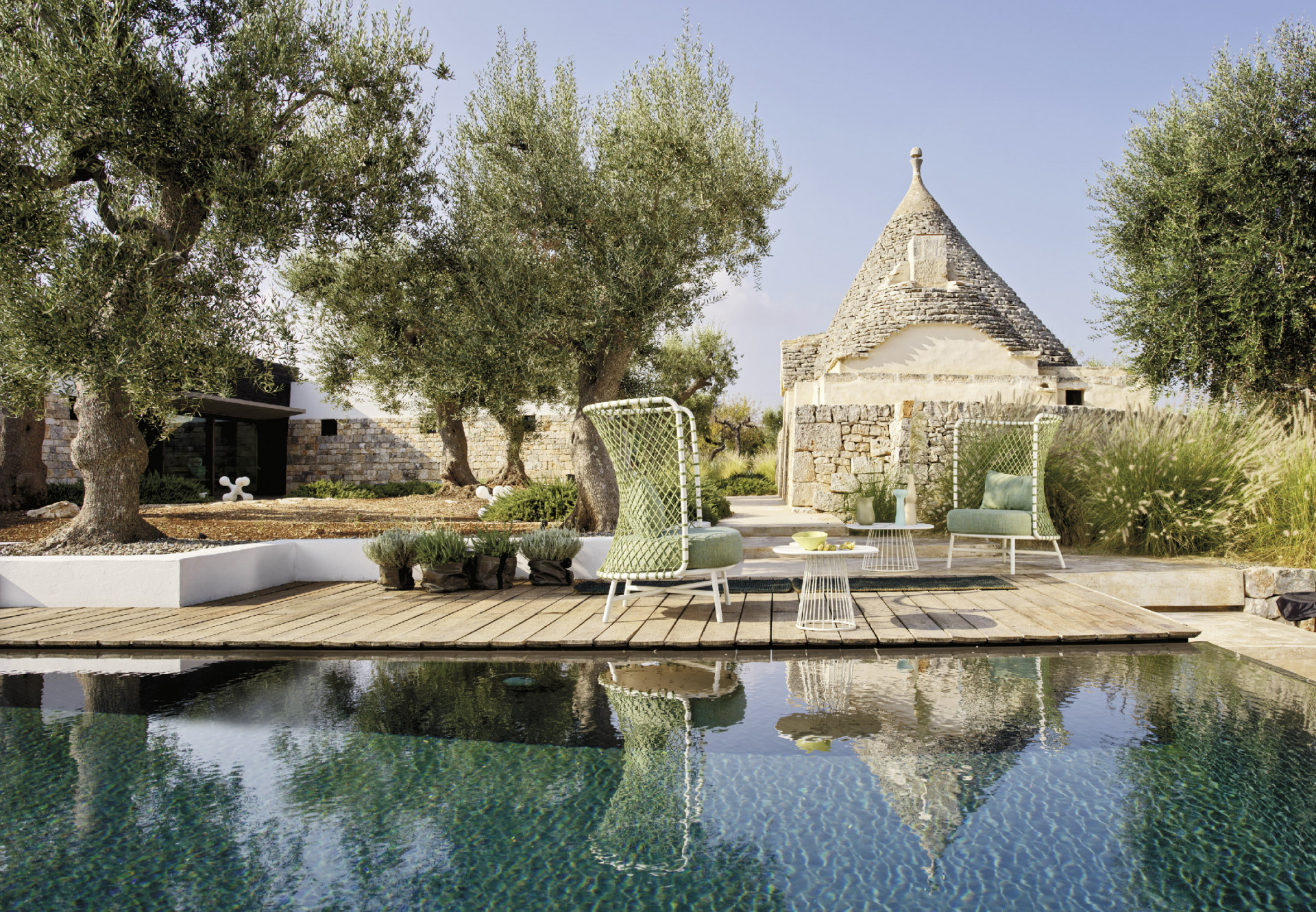 Πολυθρόνα Art. 4384 εξωτερικού χώρου σε λευκό ατσάλι και σχοινί - 85x89x122cm Casa Vogue - Image 4