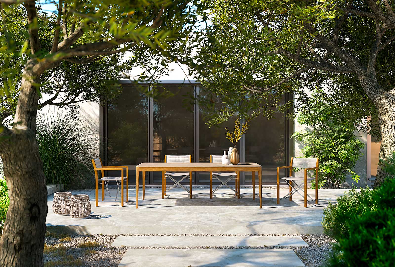 Καρέκλα Dakota εξωτερικού χώρου 57x49x84cm- Casa Vogue - Image 5