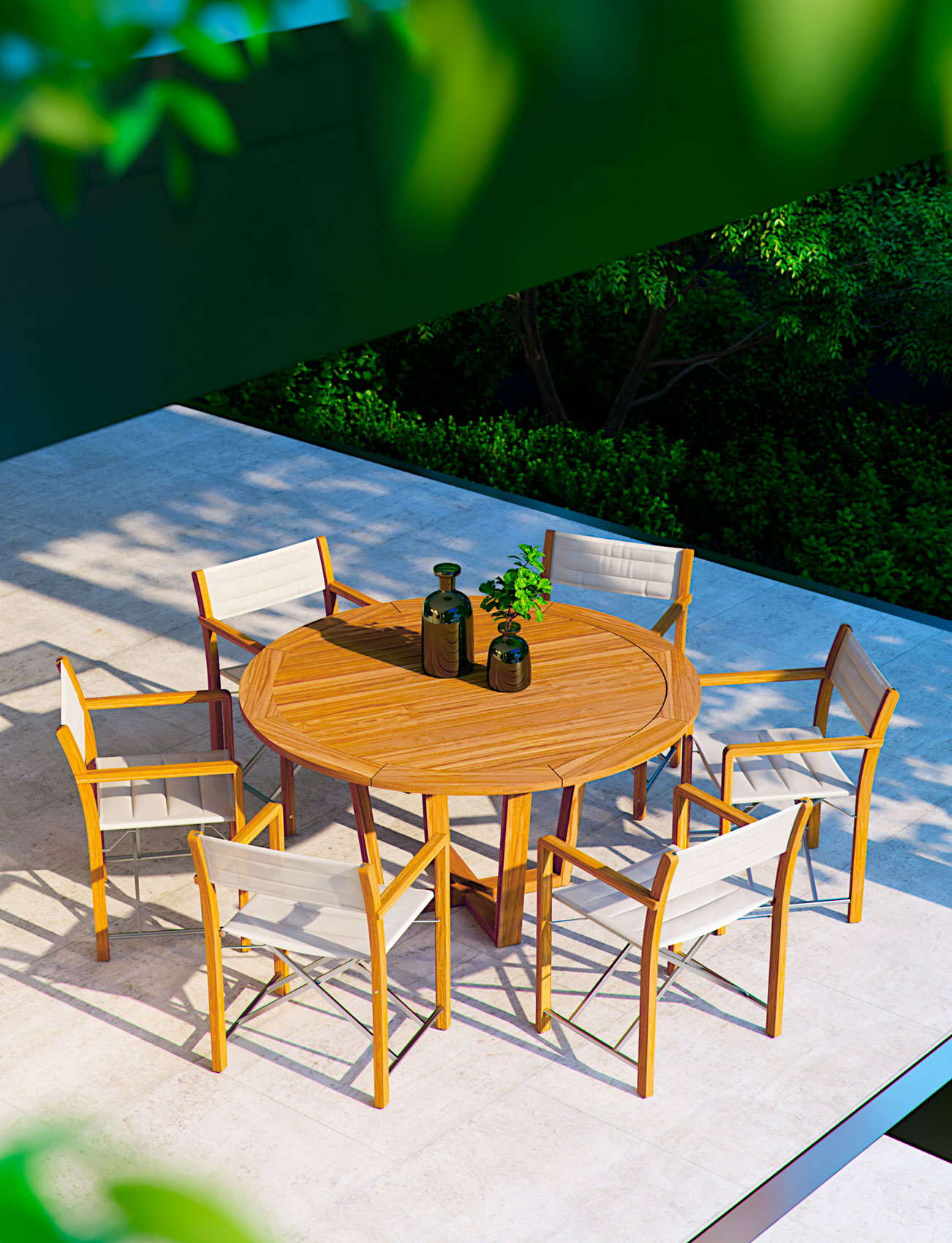 Καρέκλα Dakota εξωτερικού χώρου 57x49x84cm- Casa Vogue - Image 3