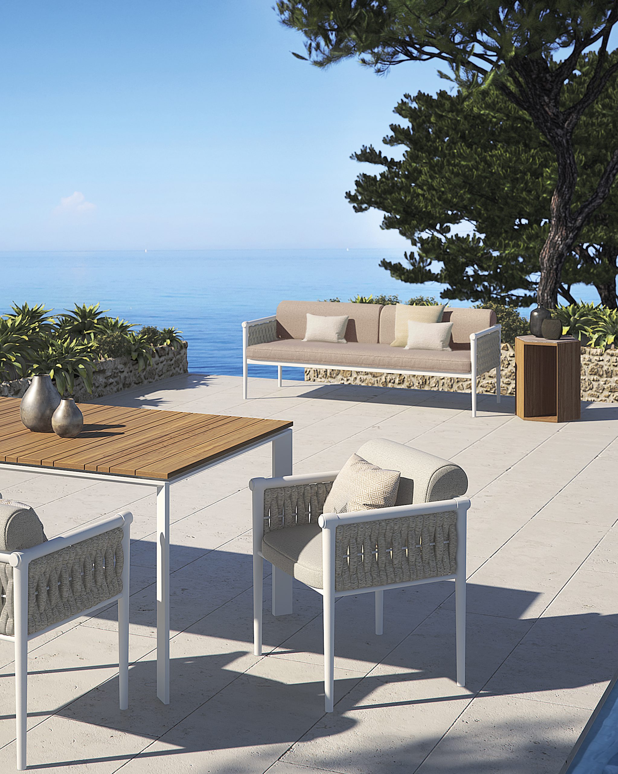 Magic Table σε λευκό χρώμα σε διάσταση 220x110cm - Casa Vogue - Image 2