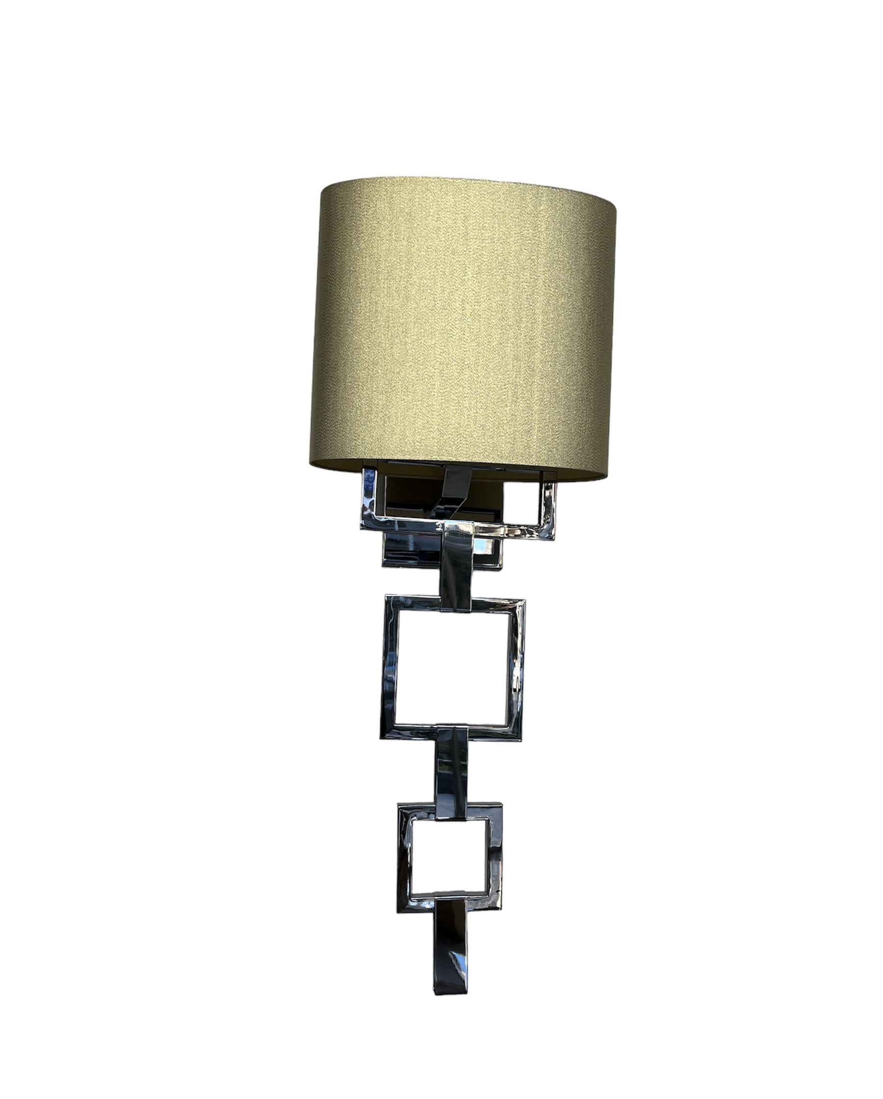 Απλίκα Denis σε χρυσό ύφασμα και ατσάλι 40x25xh.100cm- MPN Denis -brand Beby Italy - Image 4