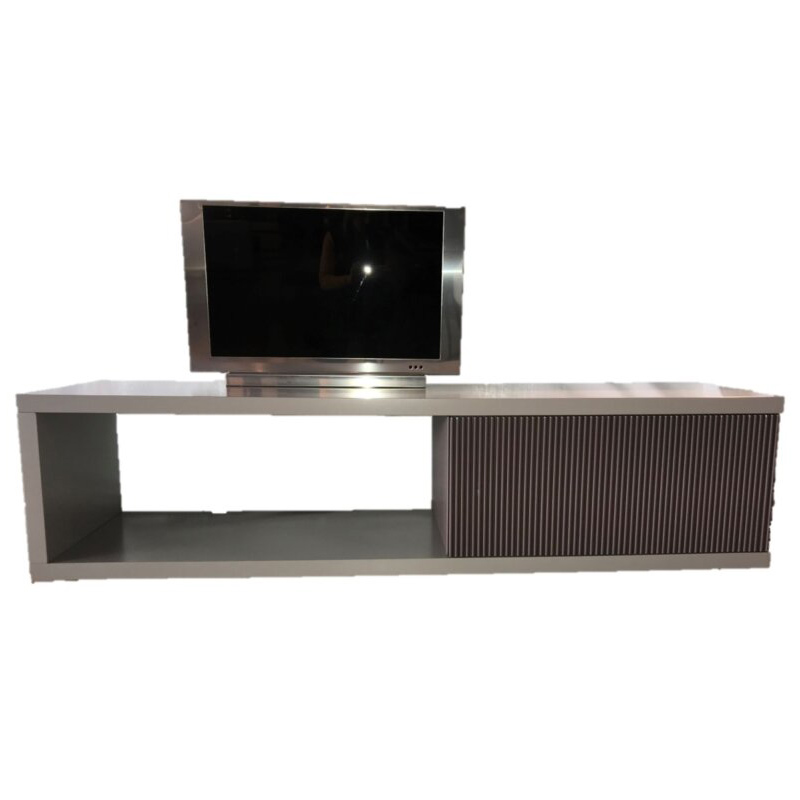 Έπιπλο tv από MDF σε γκρί λάκα-διάστ. 180x45x45cm - κωδ.KFR2- Casa Vogue