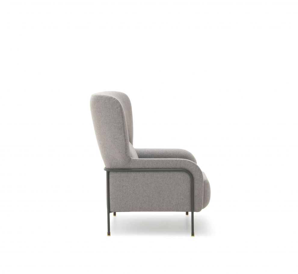 Πολυθρόνα Platea σε ύφασμα 90x96xh.104cm Casa Vogue - Image 3