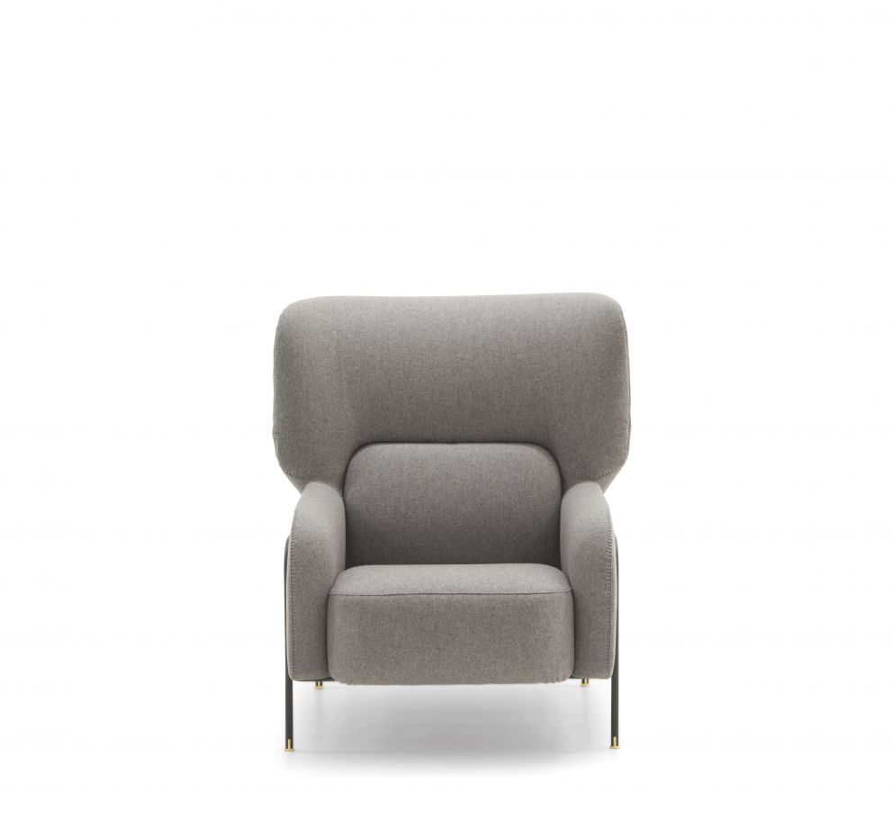 Πολυθρόνα Platea σε ύφασμα 90x96xh.104cm Casa Vogue - Image 2