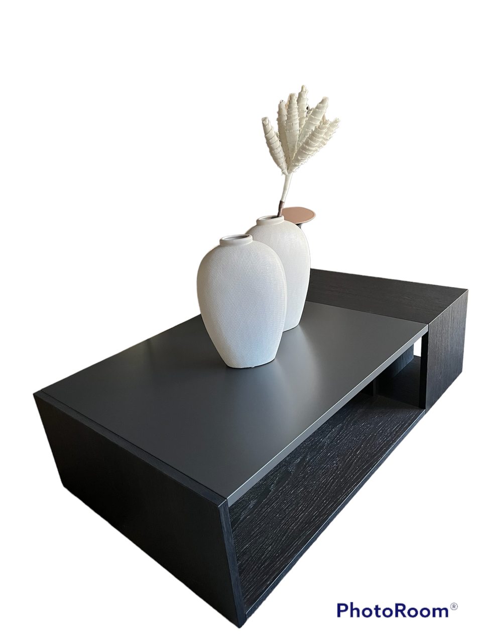 Τραπεζάκι Norman δρυς με λάκα ματ 120x70xh.34cm Alf da Fre - Image 3