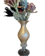 Βάζο σε πέρλα μπεζ γυαλί 502521 - 20x20xh.51cm Casa Vogue