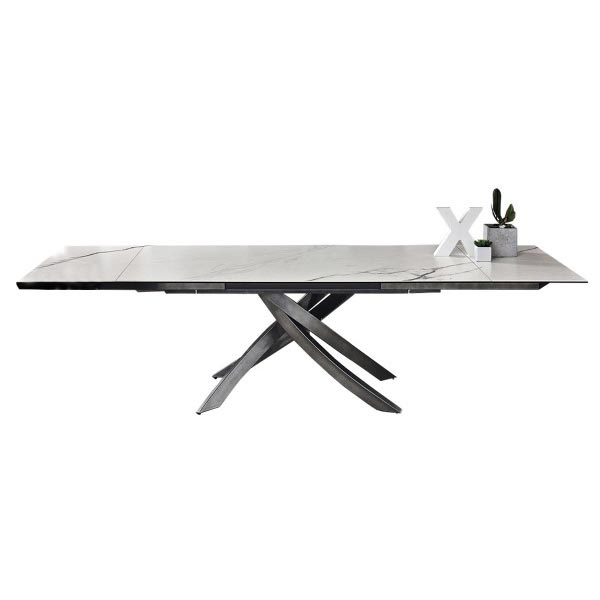 Τραπέζι Artistico 160/200/240x90x75 superceramic ανθρακί