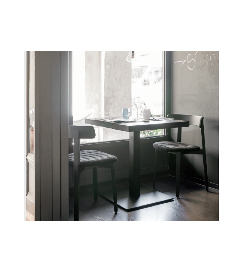 Καρέκλα Maya δρυς μαύρο με βελούδο μαύρο 52x49xh.78cm Casa Vogue