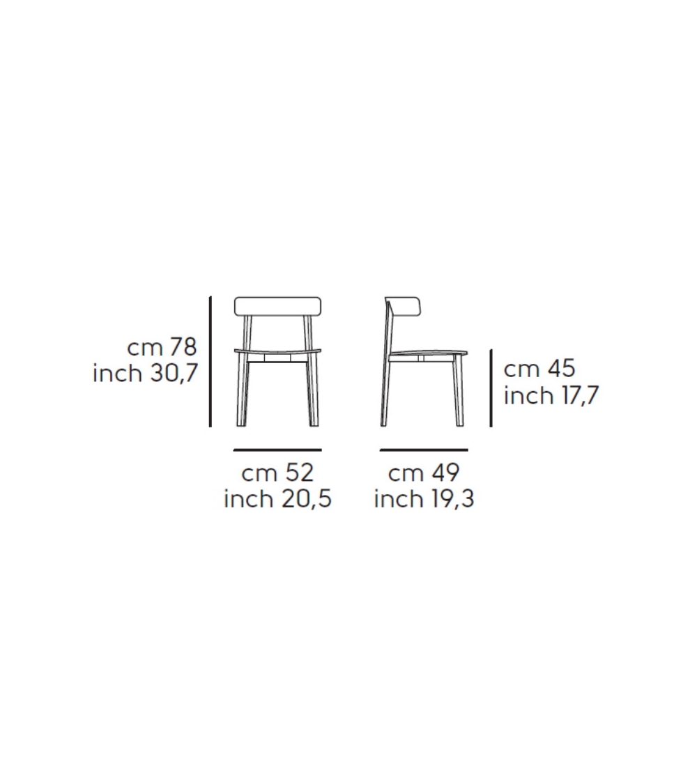 Καρέκλα Maya δρυς μαύρο με βελούδο μαύρο 52x49xh.78cm Casa Vogue - Image 4