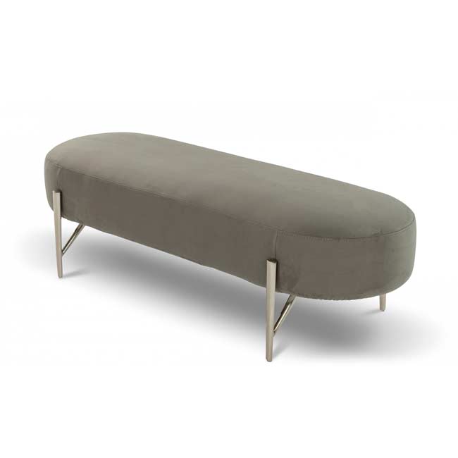 Σκαμπό οβαλ Venere 10x60x42h cm- Casa Vogue