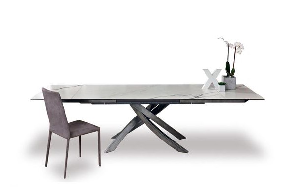 Τραπέζι Artistico 160/200/240x90x75 superceramic ανθρακί - Image 2