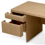 Γραφείο Colston από ξύλο δρυς-180x80x76cm-Eichholtz - Image 5