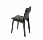 Καρέκλα Alfa γκρι τεχνόδερμα-βάση ξύλινη 45x52xh.87cm - Bontempi - Image 4