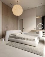 Κρεβάτι Box σε ύφασμα-στρώμα 160x200-εξωτερική διάσταση 210x220xh.95cm Casa Vogue - Image 4