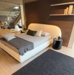 Κρεβάτι Crystal σε ύφασμα-στρώμα 160x200-εξωτερική διάσταση 250x230xh.95cm Casa Vogue - Image 5