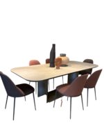 Τραπέζι Dragon κεραμικό-μέταλλο 230x105xh.75cm - Oliver B