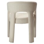 Καρέκλα Splendor λευκό ύφασμα 58x58xh.79cm - Casa Vogue - Image 5