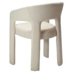 Καρέκλα Splendor λευκό ύφασμα 58x58xh.79cm - Casa Vogue - Image 6