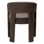 Καρέκλα Splendor καφέ ύφασμα 58x58xh.79cm - Casa Vogue - Image 7